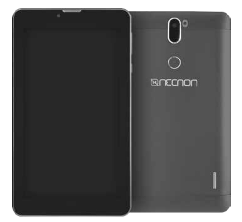 Tablet Necnon M002D-2 7", 1.3 GHz, 2 GB, 16 GB, Android 9.0, Negro