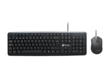 Kit Teclado y Mouse Nextep NE-416 USB, Interruptor de Membrana, Alámbrico, 800 dpi, Negro, Gris