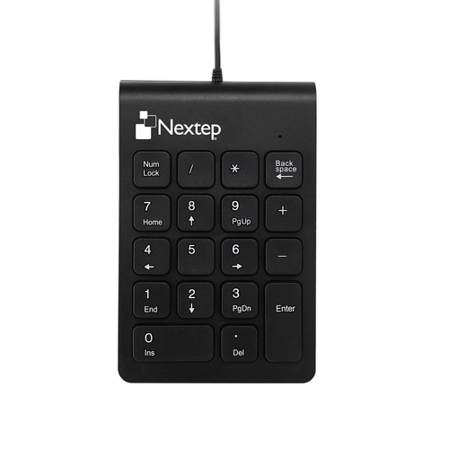 Teclado Nextep NE-417 Alámbrico, USB, Negro