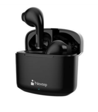 Audífonos Nextep NE-428B Intra Auditivo, Inalámbrico, Bluetooth, Negro