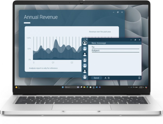 Laptop Dell Pro PC14255 AMD Ryzen AI 5 340 16GB, 512 GB SSD, 14", Windows 11 Pro, T.video No Disponible