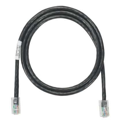 Patchcord Panduit NK5EPC7BLY Cat5e, 2.1336 m, U/UTP (UTP), Negro