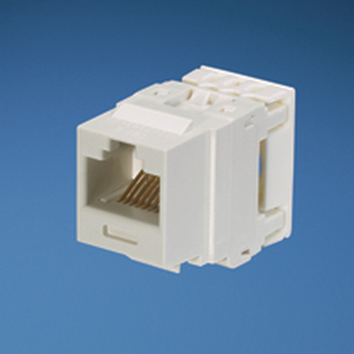 Conector Jack Panduit, RJ45, Tipo Keystone, Cat 6, 8 Posiciones, 8 Cables, NK688MWH Blanco