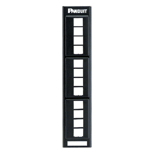 Panel de Parcheo Panduit NKFP12W 12 Puertos, Color Negro