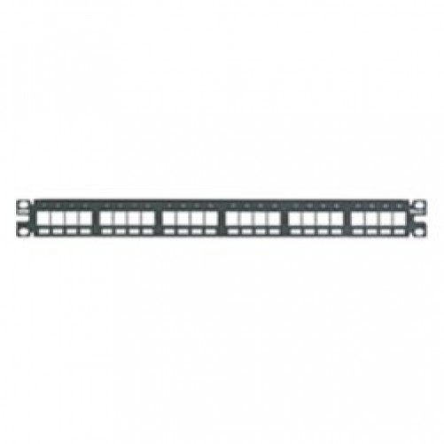 Panel de Parcheo Panduit NKPP24FMY 24 Puertos, Color Negro