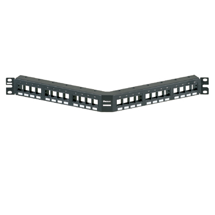 Panel de Parcheo Panduit NKPPA24FMY 24 Puertos, Color Negro, Montaje en Bastidor, Capacidad del Rack 1U