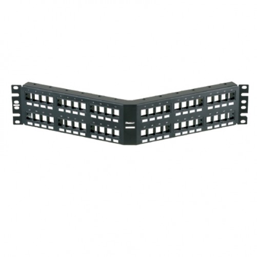 Panel de Parcheo Panduit NKPPA48FMY 48 Puertos, Color Negro