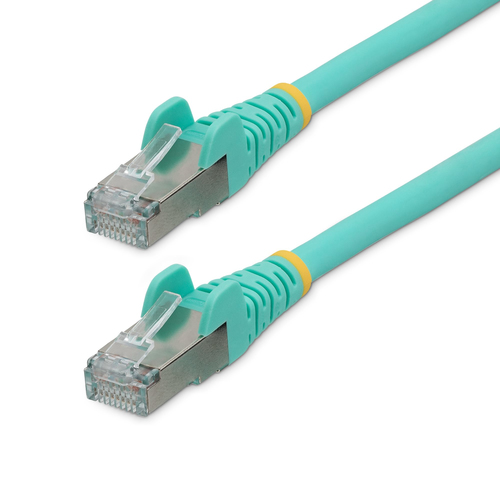 Patchcord Startech.com Cat6A, 4.6 m, S/FTP (s-STP), Color Aguamarina