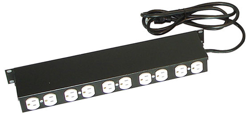 North Barrade 10 Contactos Horizontal 19color Negro 1U