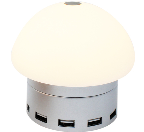 Cargador Necnon NL-1 100 - 240 V, Universal, Interior, 6USB, 30 W, Plata