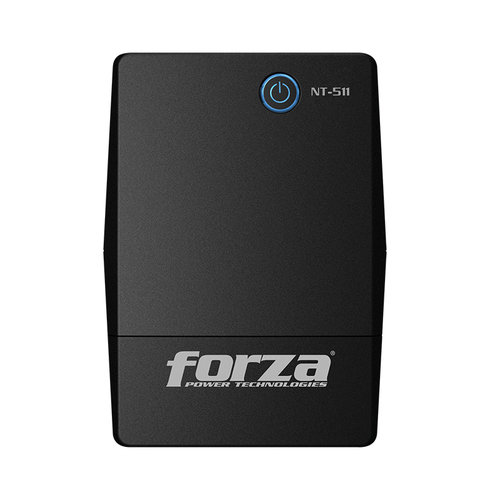 No Break Forza NT-511 0.5 kVA / 250 W, 200 J, Entrada 145 V, 6 Salidas AC, Negro