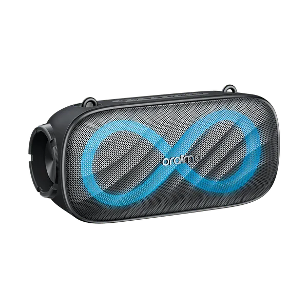 Altavoz Bluetooth Oraimo Spacebox Pro, 80W, Bluetooth 5.4, 2.1 Canales, Bateria 5000mAh, Soporte Karaoke, Luces RGB.