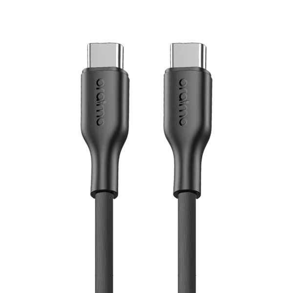 Cable de Carga Oraimo Robustline, USB-C a USB-C, 60W Power Delivery, Carga Rapida, Sincronizacion Datos, 1.5 Metros