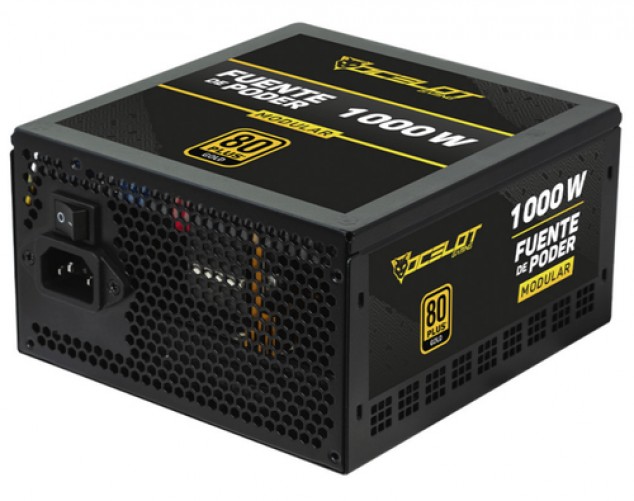 Fuente de Poder Ocelot Gaming OPS1000 1000 W, ATX 3.0, 80 Plus Gold, Fully-modular