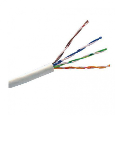 Saxxon OUTP6COP305BC - Bobina de Cable UTP Cat6 100% Cobre, 305 Metros, Bobinado Reelex, Color Blanco, para Uso Interior, con 4 Pares, Soporta Pruebas de Rendimiento, Certificaciones UL444, ISO9001...