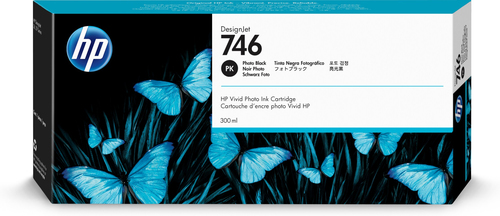 Cartucho de Tinta HP Original, Foto Negro, Compatibilidad Designjet Z6, Z9
