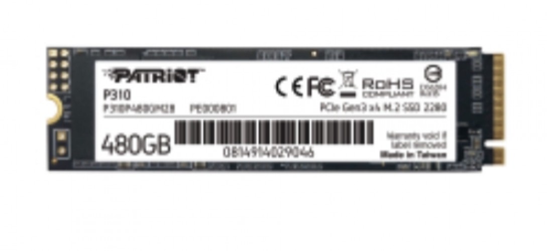 SSD Patriot Memory P310 480GB, M.2, PCI Express 3.0