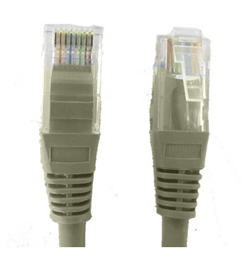Cable de Red UTP Saxxon de 2 Metros, Cat6, Blindado, Gris