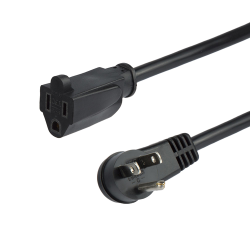 Cables de Poder Startech.com Macho, Hembra 125 V, 0.9 m, Negro