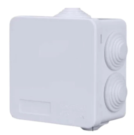 Caja de Conexiones Saxxon, 7 Entradas, 85X85X50MM, IP55