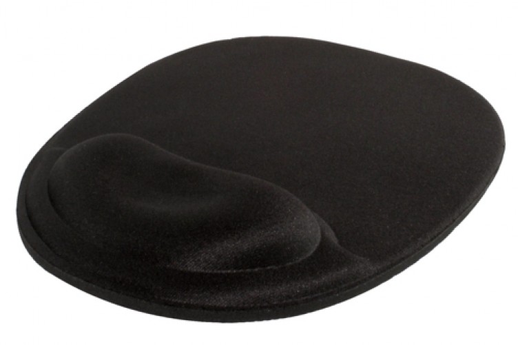 Mousepad Perfect Choice PC-041078, con Descansa Munecas de Gel, 20X26CM, Grosor 2mm, Negro