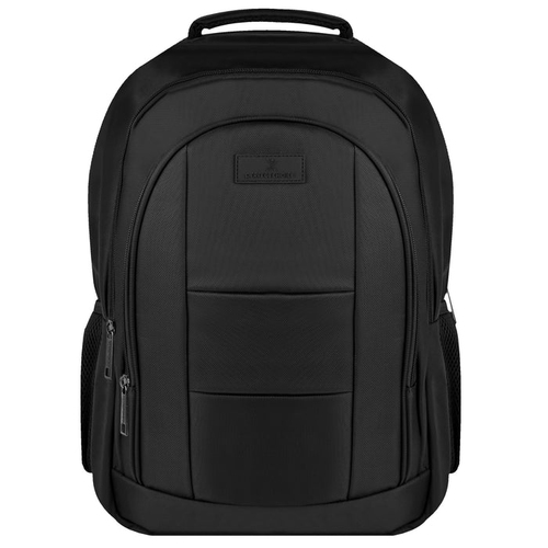 Mochila Perfect Choice PC-084549 Bolsa Delantera, Hasta 17", Poliéster, Negro