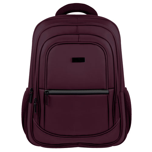 Mochila Perfect Choice PC-084761 Bolsa Lateral, Tamaño Max de Pantalla 17", Nylon, Poliéster, Color Púrpura