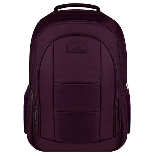 Mochila Perfect Choice PC-084990 Bolsa Lateral, 3 Compartimentos, Tamaño Max de Pantalla 17", Poliéster, Color Púrpura