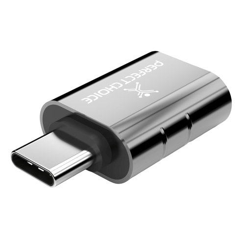 Tarjeta Perfect Choice PC-101291 USB Tipo C, USB 2.0, USB 3.2 Gen 1 (3.1 Gen 1), Negro