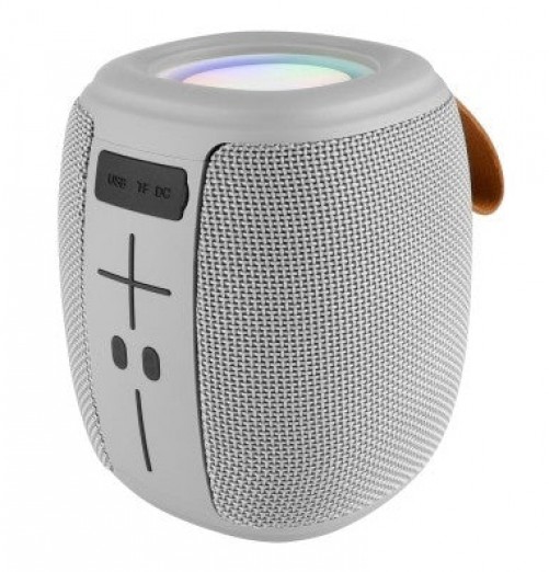 Bocina Perfect Choice Novel Drum Bt, Inalámbrico y Alámbrico, Universal, Blanco