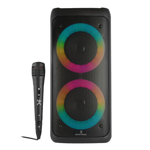 Bocina Perfect Choice PC-113232 USB, Bt, Inalambrico y Alambrico, Universal, Negro