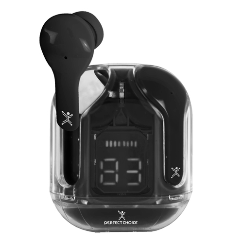 Perfect Choice Audifonos Intrauriculares Clearbeat, Inalambrico, Bluetooth, Negro
