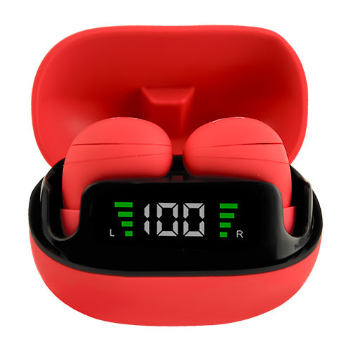 Audifonos Mini Inalambricos Bluetooth Tws Perfect Choice Tiny Beatz - Rojo