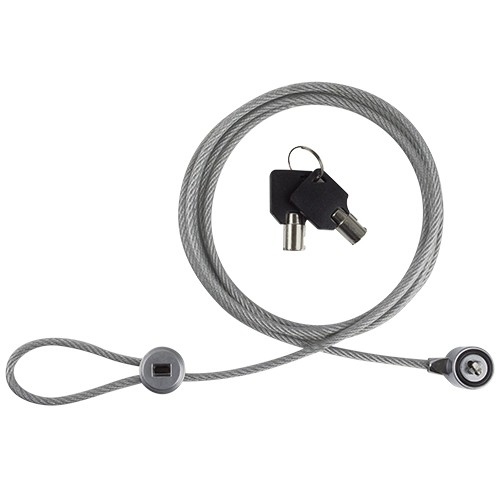 Cable Antirrobo Perfect Choice PC 160076, Tipo Candado, Longitud 2 Metros, Color Acero Inoxidable
