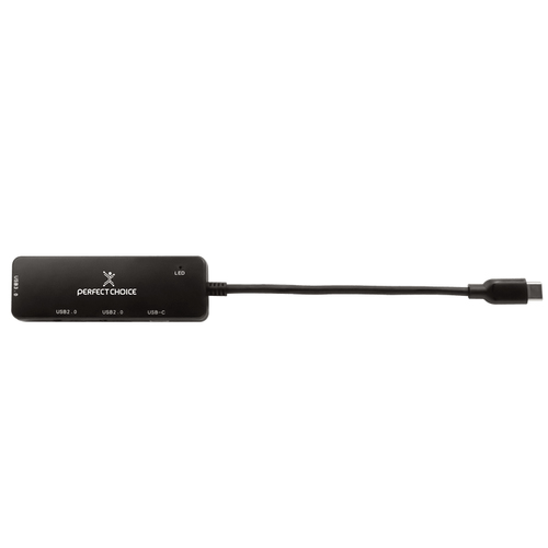 Hub Perfect Choice PC-171652 USB 3.2 Gen 1 (3.1 Gen 1) Type-c, USB A 1, USB Tipo C 1