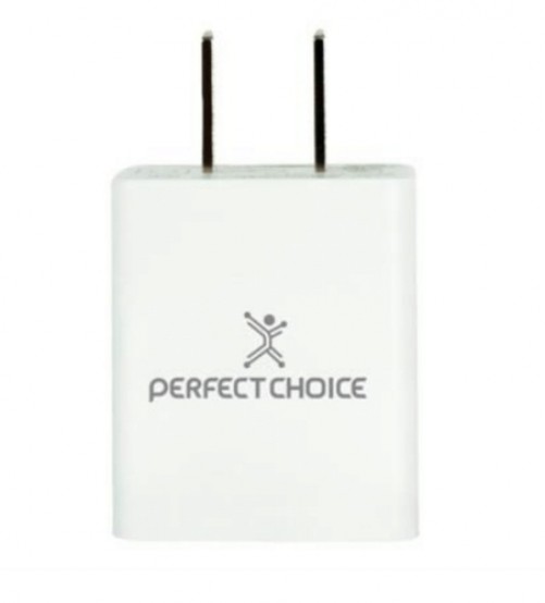 Cargador Perfect Choice PC-240372 Universal, Interior, Carga Rápida, Blanco