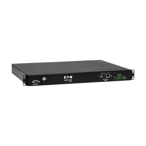 Sistema de Alimentacion Tripp Lite Horizontal, 10 Salidas AC, Conector Acoplador C20, 50 - 60 Hz, Máxima Corriente 20 A, Voltaje 200-240 V, Cable de 3.6 m, Capacidad del Rack 1U, Color Negro