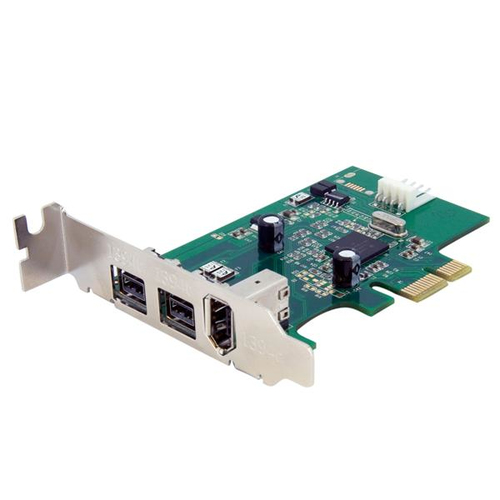 Tarjeta Startech.com PCIe, IEEE 1394/firewire, Verde