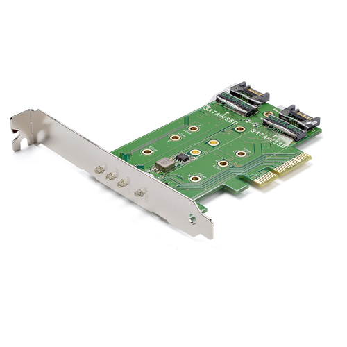 Tarjeta Startech.com PCIe, M.2, SATA