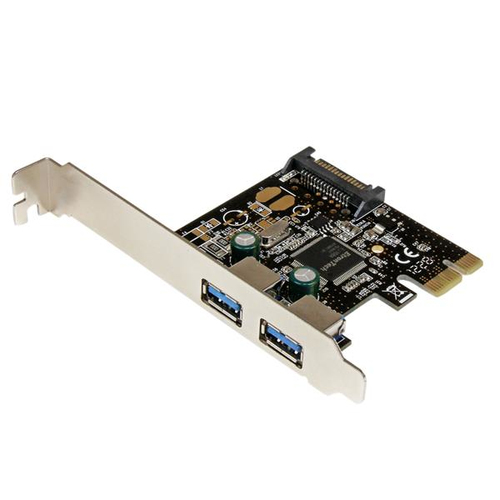 Tarjeta PCI Express Startech (PEXUSB3S23) PCI-e 2 Puertos USB 3.0 con Alimentación SATA