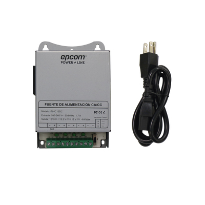 Accesorios Epcom PL-4C-15DC Sistema de Alimentación, Gris