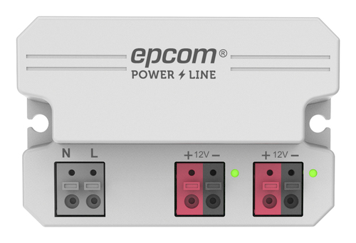 Fuente de Poder Epcom PL0012, 24 W, 110 - 240 V, 50/60 Hz, Gris, Rojo, Blanco, -20 - 45 °c, 77.3 mm
