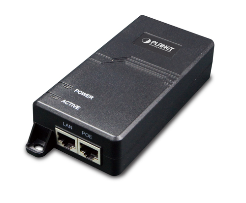 Adaptador PoE Planet POE173 50 V, 1.2 A, 10,100,1000 Mbit/s, IEEE 802.3, IEEE 802.3ab, IEEE 802.3U, 2RJ-45