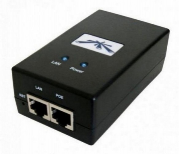 Inyector PoE Ubiquiti, POE-24-12W, para Airmax AC 24VDC 12W 0.5Ah