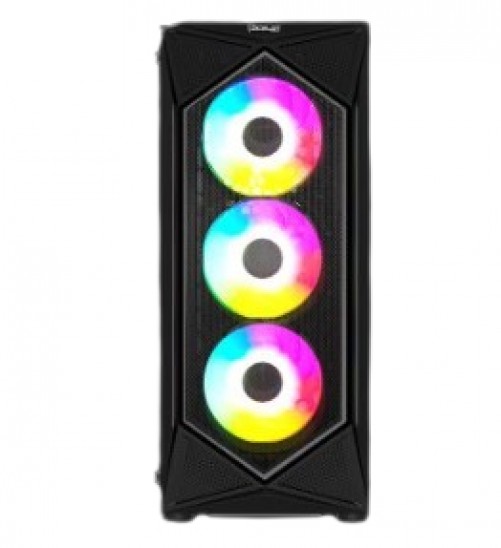 Gabinete Ocelot Gaming POLYGON-E5, PC, Negro, ATX, Itx, Micro ATX, 3.5", 350 mm, 200 mm