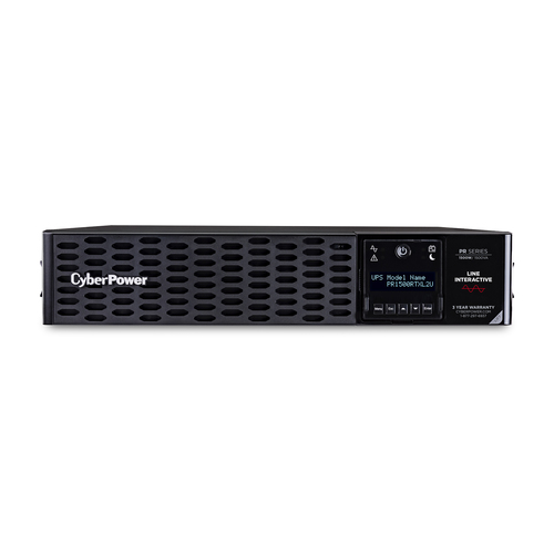No Break Cyberpower PR1500RTXL2U 1.5 kVA / 1500 W, 2430 J, Entrada 125 V, 8 Salidas AC, Negro