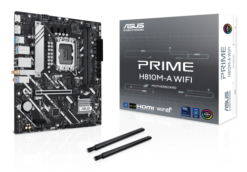 Tarjeta Madre Asus Prime H810M-A WiFi Lga 1851, 2 DDR5-SDRAM, Micro ATX, WiFi