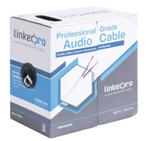 Cable de Audio Linkedpro Pro-audio No a No, 152 m, Blanco