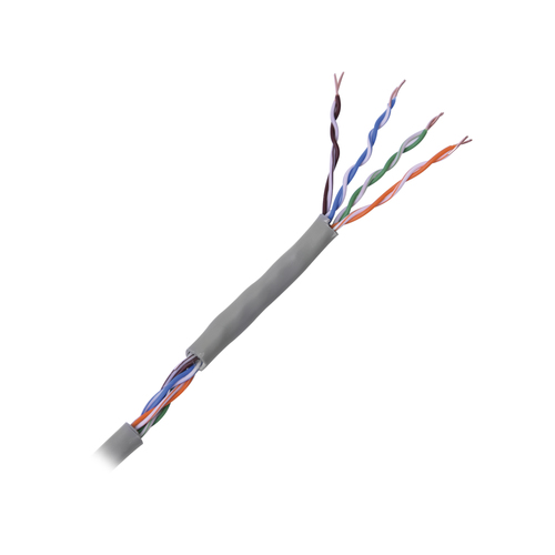 Bobina Linkedpro PRO-CAT-5E/100M Cat5e, 100 m, U/UTP (UTP), Gris