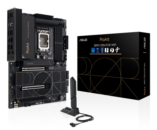Tarjeta Madre Asus Proart Z890-CREATOR WiFi Lga 1851, 4 DDR5-SDRAM, ATX, WiFi